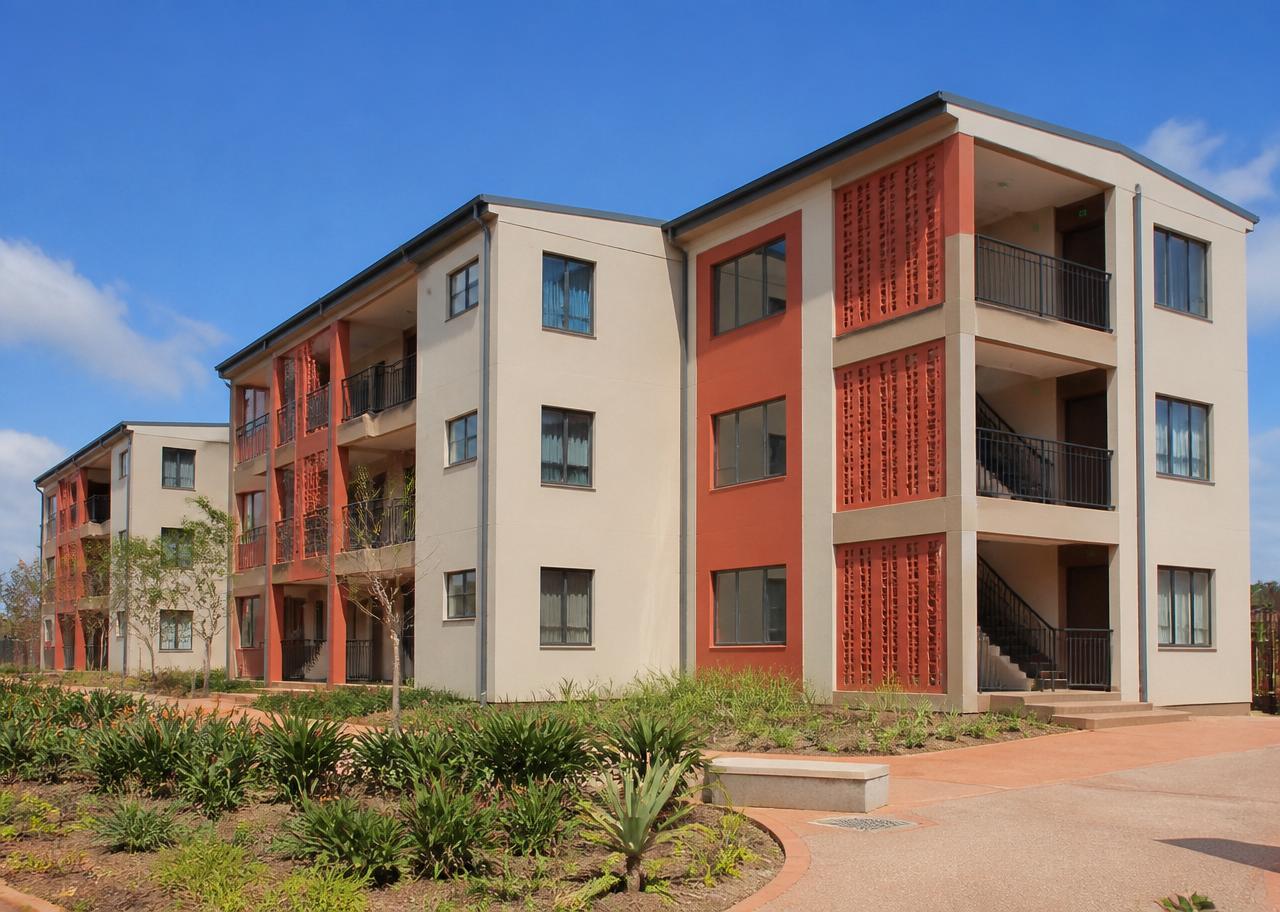 Modern social housing development
